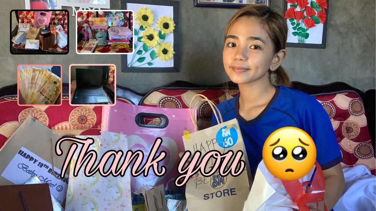 Debut Gifts Opening Bethy Mae YouTube