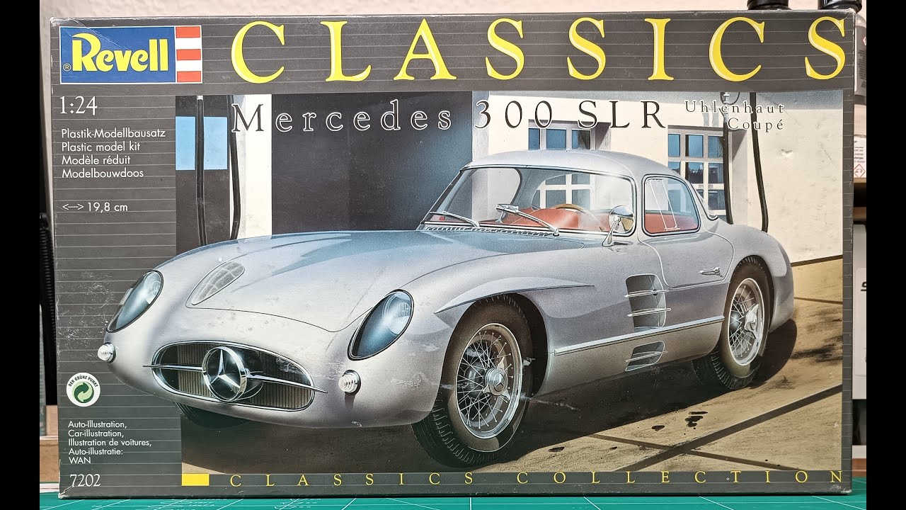 UNBOXING - MERCEDES 300 SLR UHLENHAUT COUPÉ BY REVELL - YouTube