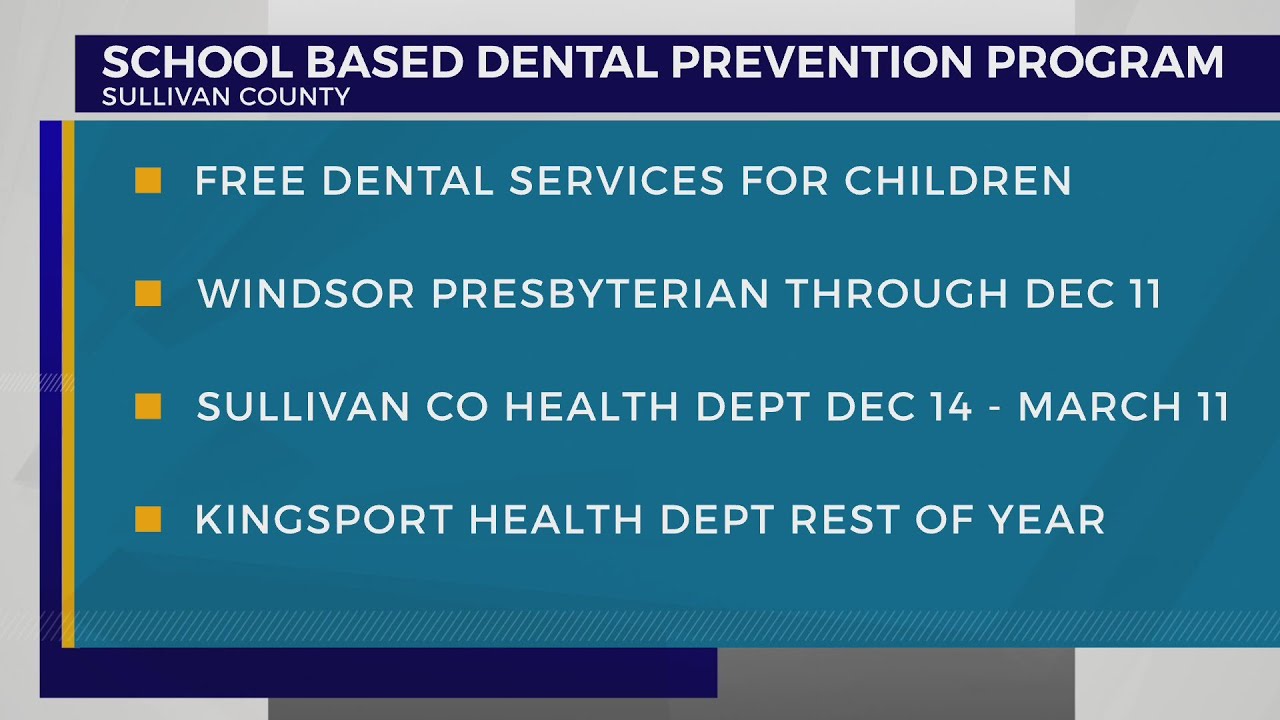 'School Based Dental Prevention Program' altering services for Sullivan