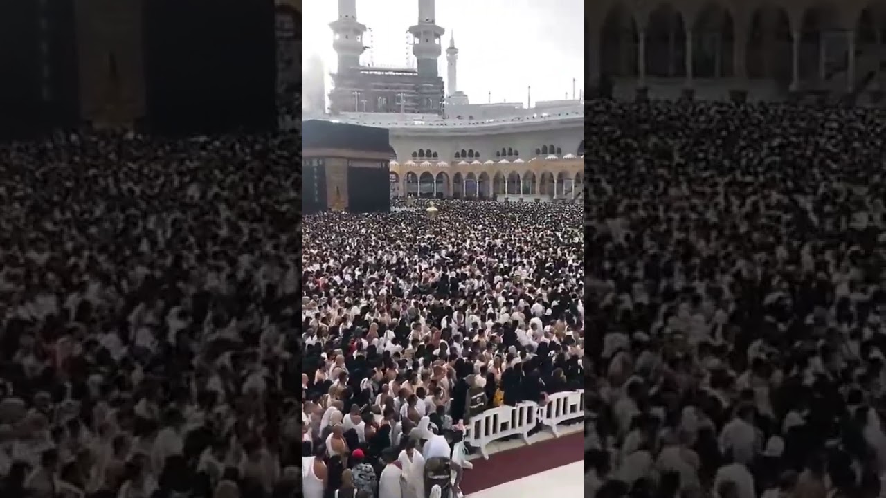 منظر يسر أهل الإسلام ازدحام كبير في الحرم