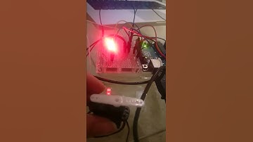 Control the led brightness using servo