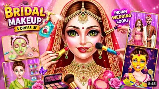 👰 Indian Bridal Makeup & Dress Up Game 💄✨ | Dulhan Wala Wedding Salon | UshnaG screenshot 1