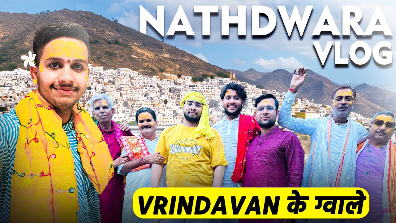 Nathdwara में पधारे Vrindavan के बृजवासी 🤩 | Vrindavan Marg