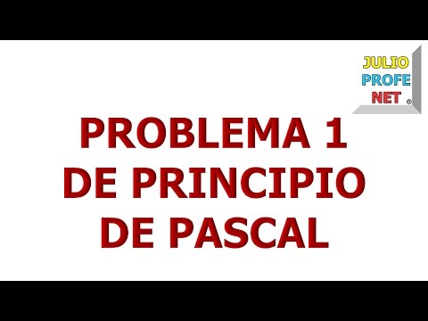 64. Problema 1 de PRINCIPIO DE PASCAL