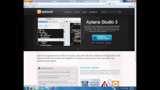 Hello world:  Rails (with windows and aptana) P 1