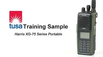 TCS Training Sample - Harris XG-75 Series Portable Radio (Green)