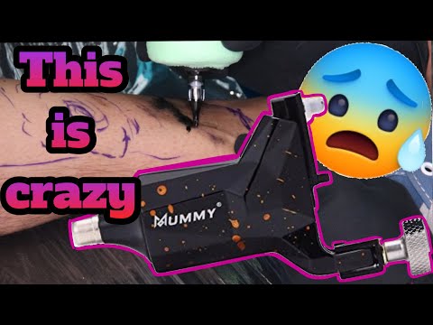 I TATTOOED WITH A $40 MACHINE FROM AMAZON + FREEHAND w/ marker tattoo tutorial by Mr.Reyes_ink