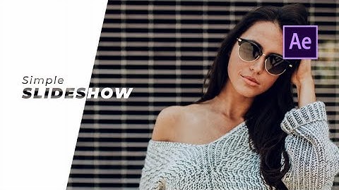 Simple Elegant Slideshow After Effects Templates