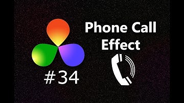 How To Create A Phone Call Effect In DaVinci Resolve