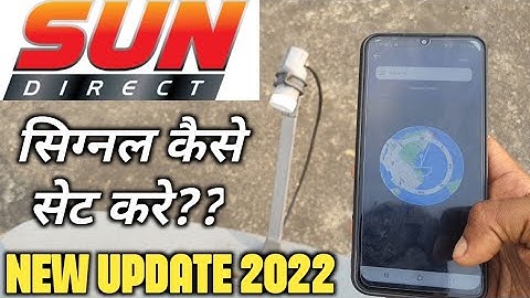 Sun direct dth signal settings | sun direct frequency