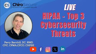 HIPAA - Top 3 Cybersecurity Threats