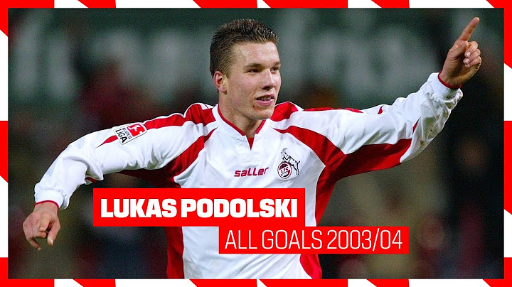 Lukas Podolski | All Goals | First Season 2003/04 | Compilation | 1. FC Köln