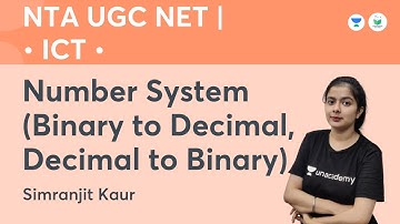Number System (Binary to Decimal, Decimal to Binary) | ICT | Simranjit