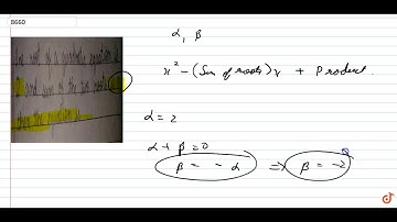 One root of a quadratic equation is 2 and the sum of the roots is 0.then the equation is: