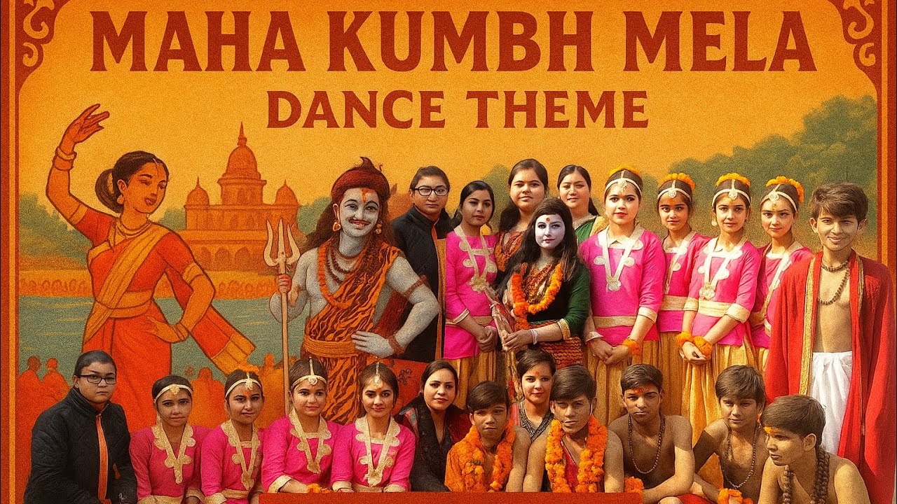 Maha Kumbh Dance 2025 Prayagraj | Bhakti Dance Theme | Shiv Tandav & Bolo Har Har  | Akhil DNC SPN 