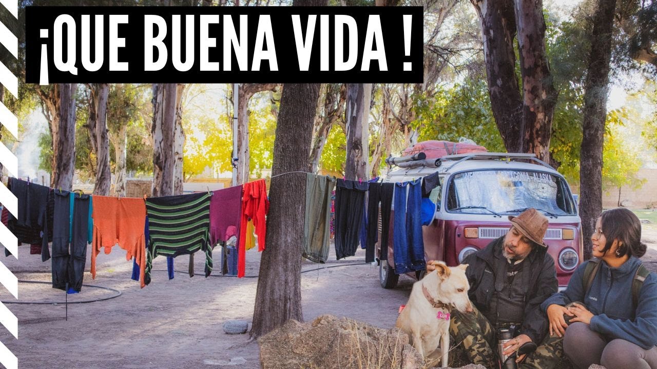 TRABAJANDO Y VIVIENDO en una VW KOMBI en San Agustín del Valle Fértil