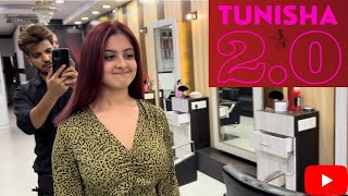Tunisha got a new Hair Colour