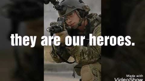 U.S. MILITARY TRIBUTE- (Thank you so much for your service)