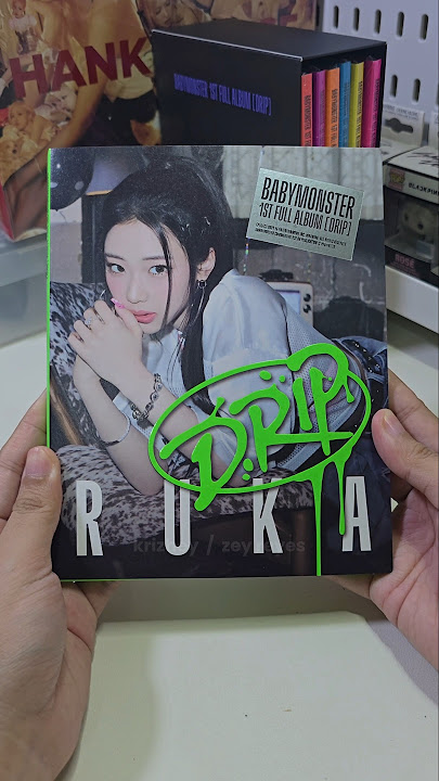 Unboxing Babymonster's 1st full album (Drip)  |  YG tag - Ruka ver. @BABYMONSTER #kpop #monstiez