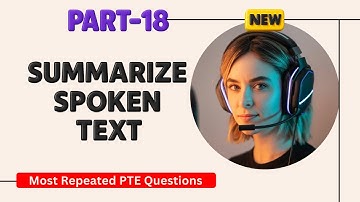 Summarize Spoken Text PTE Listening | Timer and Answers | Real Exam Questions OCTOBER 2025