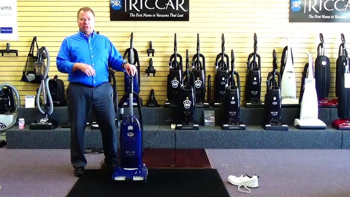 Riccar R30 Upright Vacuum Cleaner Demonstration Grand Haven, MI Holland MI, Muskegon MI