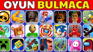 Oyun Logosunu 3 Saniyede Tahmin Et 🎮🔥 35 Oyun Roblox, Minecraft, Brawl Stars, Gta, Subway Surfers