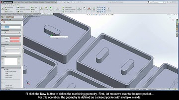 iMachining Getting Started - 2D Geometries: Closed pockets
