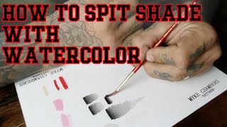 Tattuesday: How to Spit Shade with Watercolor - Part 1