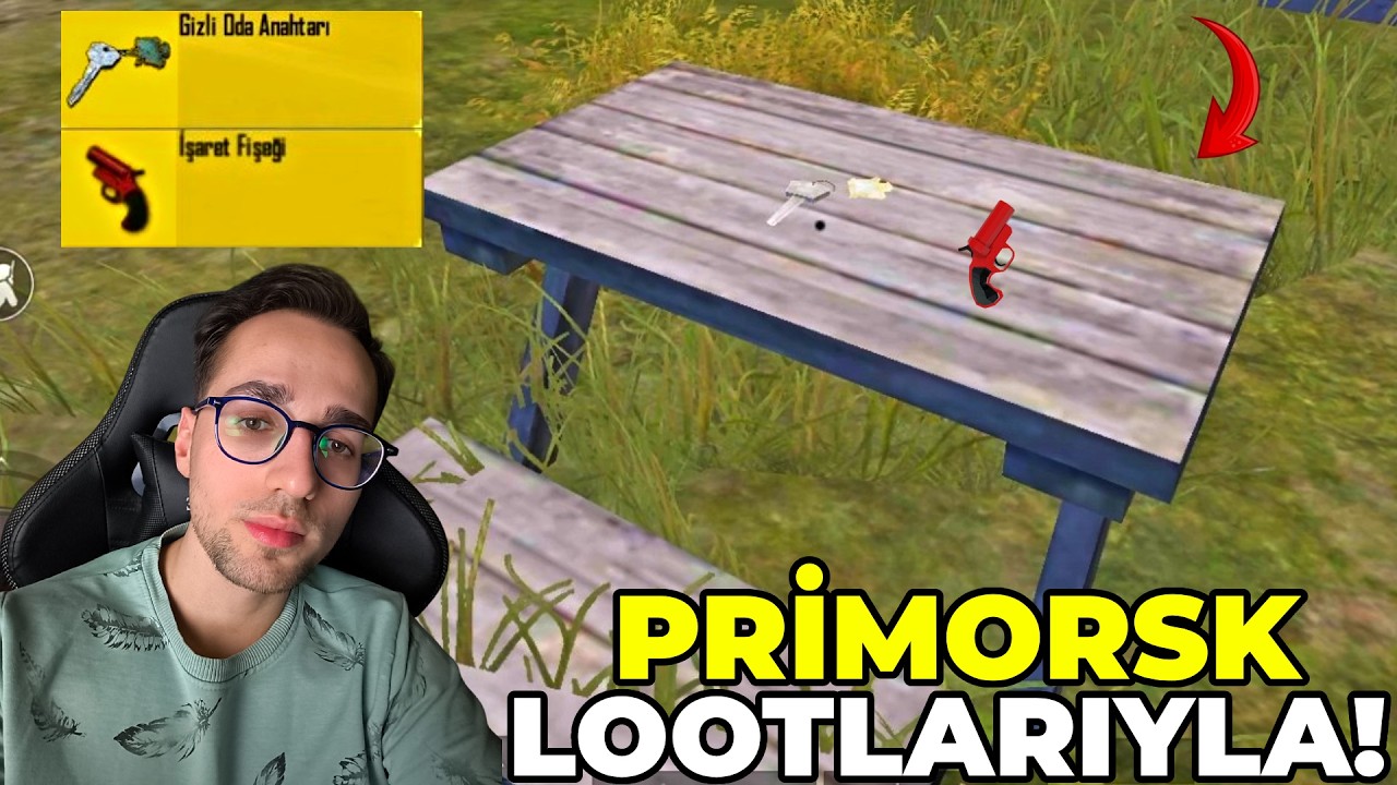 PRİMORSK LOOTLARIYLA WIN ALMAK! (FİŞEK + GİZLİ ODA ANAHTARI ÇIKTI) PUBG MOBILE