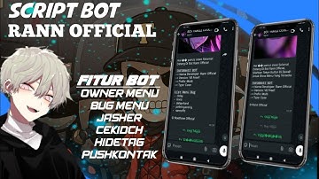 SC BOT WHATSAPP || ADA FITUR BUG || TERBARU || NO ENC || NO PASSWORD ‼️