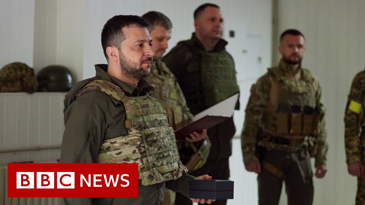 President Zelensky makes his first trip outside Kiev since the Russian invasion of Ukraine – BBC News