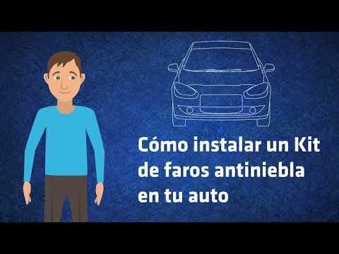 Cómo instalar un de Faros Antiniebla en tu auto? - YouTube