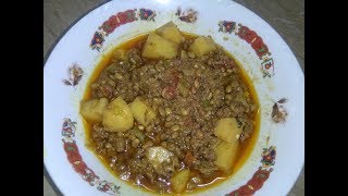 Keema Aloo Phaliyan Recipe | Mince,Green Beans & Potatoes | How To Make Qeema Aloo Phalian Recipe i
