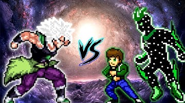Broly DBS MUI V2 OP (New) VS Ben 10 Ultimate Alien V2 OP (all form) in #Jumpforce #Mugen