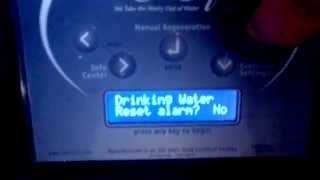 resetting rainsoft ec4 drinking filter alarm