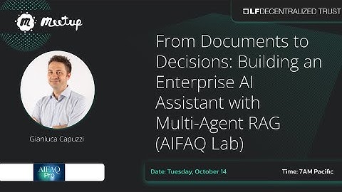 Building an Enterprise AI Assistant with Multi-Agent RAG (AIFAQ Lab)