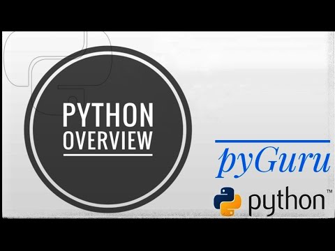 pyBasics 01 : python overview | pyGuru