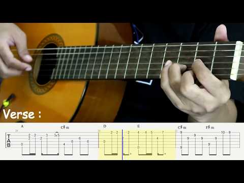 Dengan Caraku - Arsy Widianto - Fingerstyle Guitar Tutorial - TAB