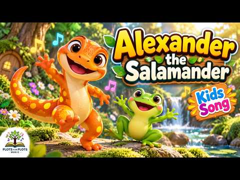 Alexander the Salamander 🦎 | Fun Kids Song & Wiggle Dance!