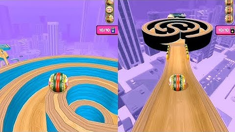 🤑🔥Going Balls Game Vs Reverse Video Gameplay iOS,Android New Update Part 876