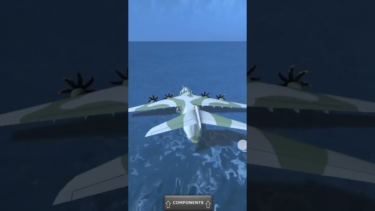 landing gear fail and successful landing on water 😱 