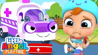Ambulance To The Rescue | Fun Sing Along Songs by Little Angel Playtime