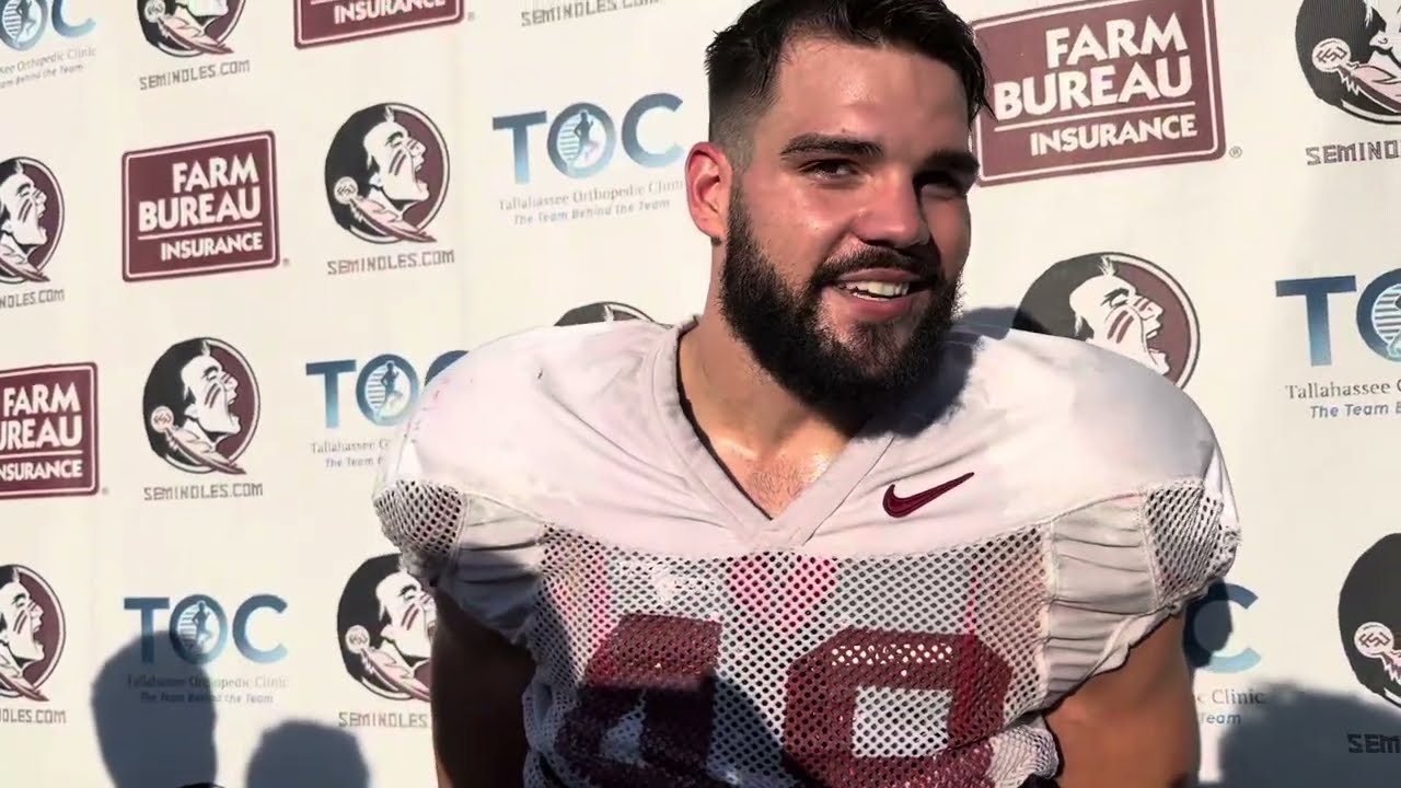 FSU Football | Jackson West loving every practice after years of dealing with injuries