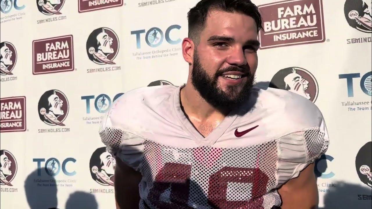 FSU Football Jackson West loving every practice after years of dealing with injuries YouTube