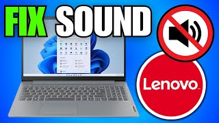 How To Fix No Sound on Lenovo Laptop (Low Volume / No Audio)