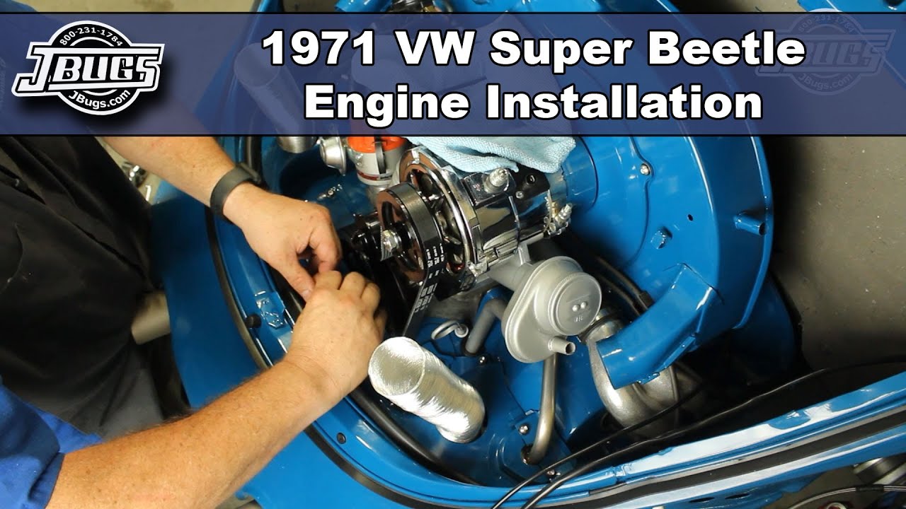 JBugs - 1971 VW Super Beetle - Clutch Installation - YouTube