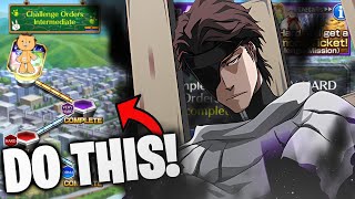 NEW PLAYERS DO THIS BEFORE IT GOES! CHALLENGE ORDERS! Bleach: Brave Souls!