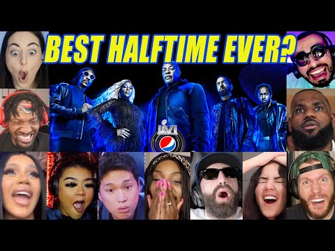 The Best Reactions To Super Bowl LVI Halftime - Dre, Snoop, Eminem, Mary J, Kendrick, 50 cent
