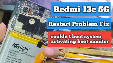 Redmi 13C 5G Restart Problem Solution | Cpu Ok Ufs Ok | Couldn