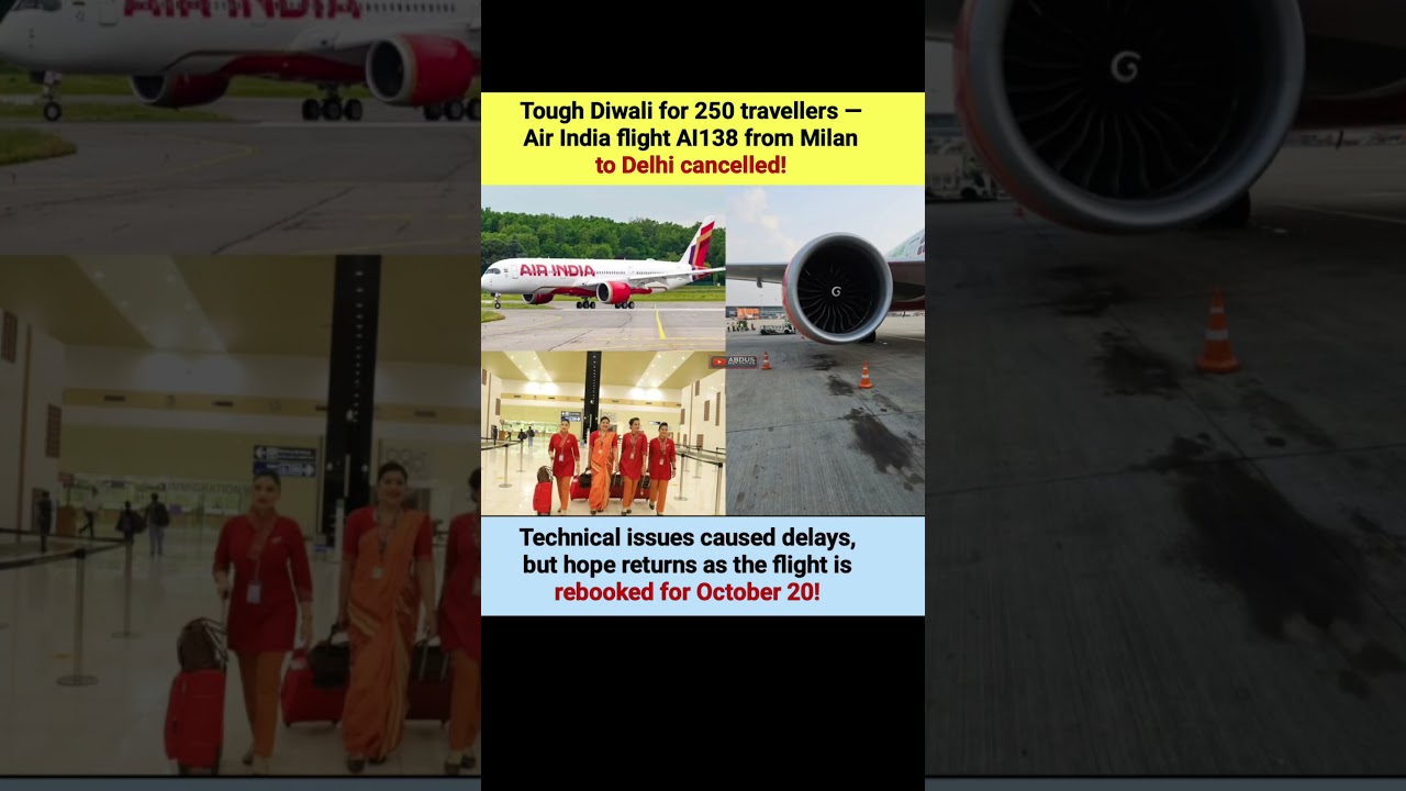 Air India Flight Milan-Delhi Cancelled! ✈️ 